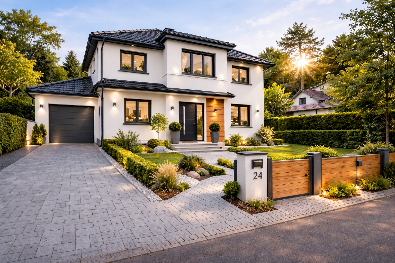 Fassadenanstrich Einfamilienhaus Zehlendorf